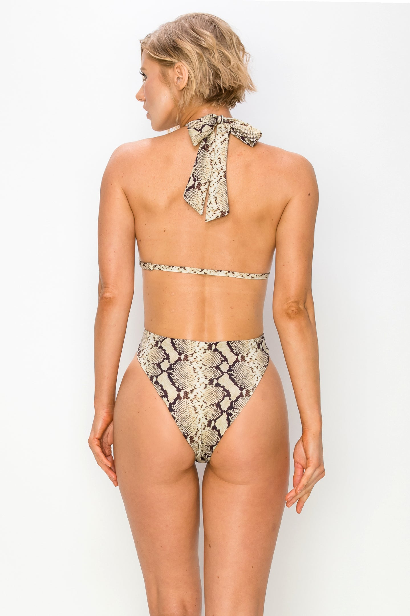 Bondi Cross Halter Neck Bikini Set, Envya Swim