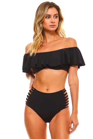 Buy Off Shoulder Two Piece Swimsuit Online | Off Shoulder Two