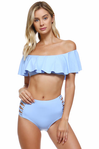 Buy Off Shoulder Two Piece Swimsuit Online | Off Shoulder Two